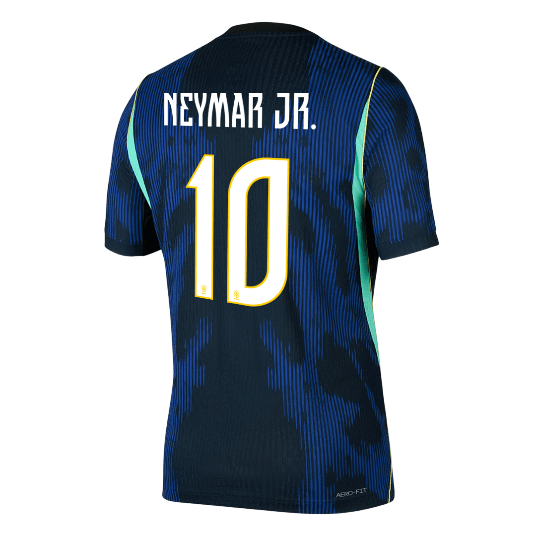 NEYMAR JR. #10 Mens Brazil World Cup Away Jersey 2026 - Player Version (Slim Fit)