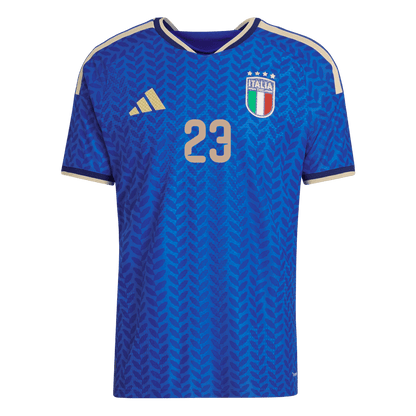 BASTONI #23 Mens Italy World Cup Home Jersey 2026 - Player Version (Slim Fit)