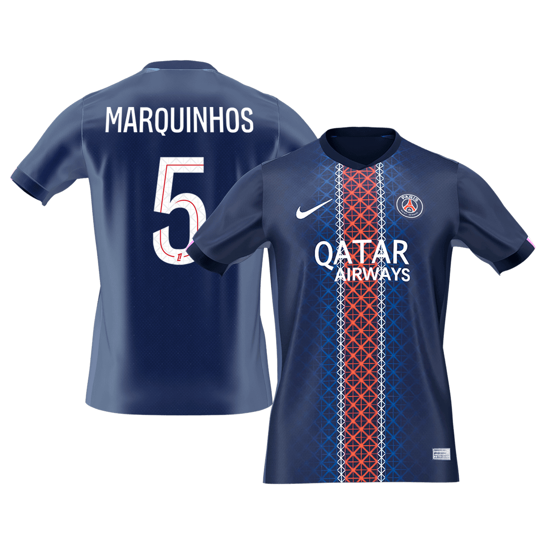 MARQUINHOS #5 Mens PSG Home Jersey 2025/26 [PREMIUM]