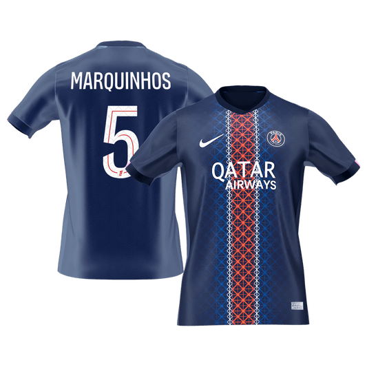 MARQUINHOS #5 Mens PSG Home Jersey 2025/26 [PREMIUM]