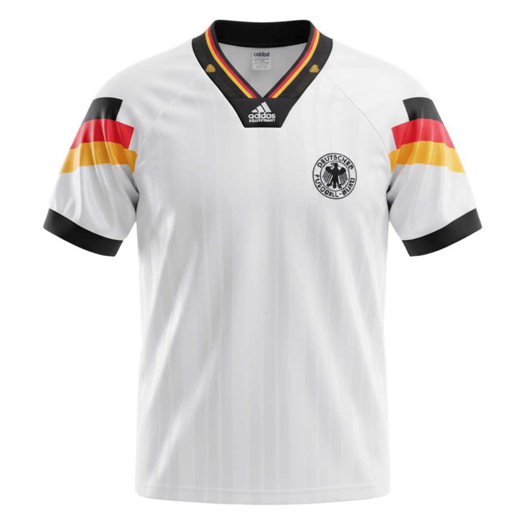 Retro 1992 Mens Germany Home Jersey