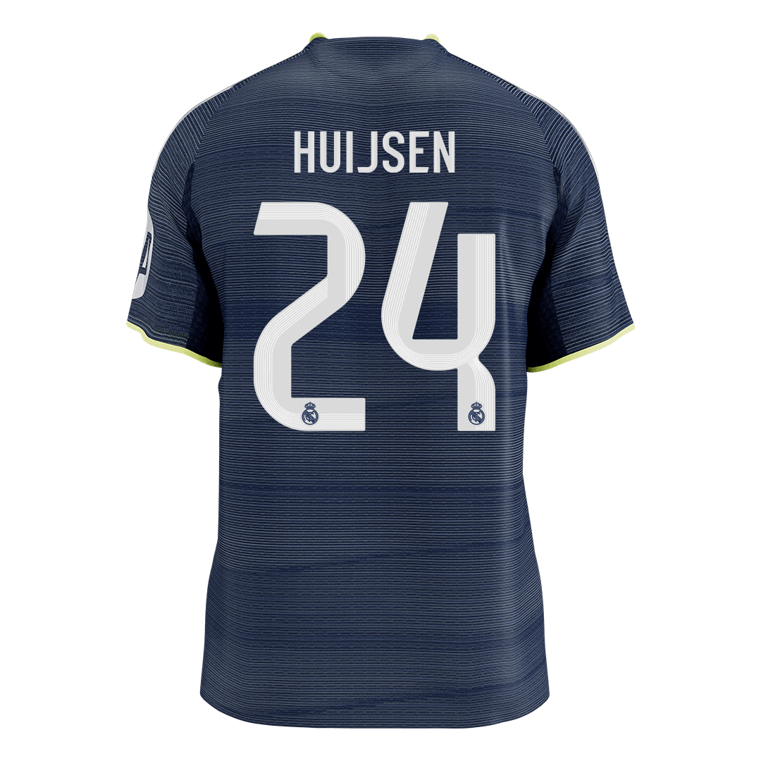 HUIJSEN #24 Mens Real Madrid Away Jersey 2025/26 - Player Version (Slim Fit) [PREMIUM]