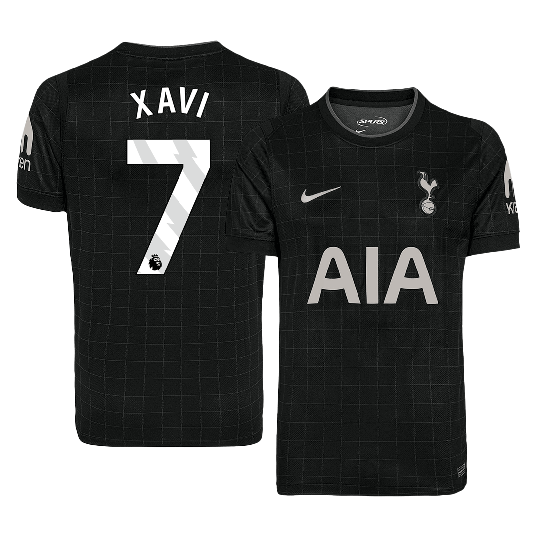 XAVI #7 Mens Tottenham Hotspur Away Jersey 2025/26