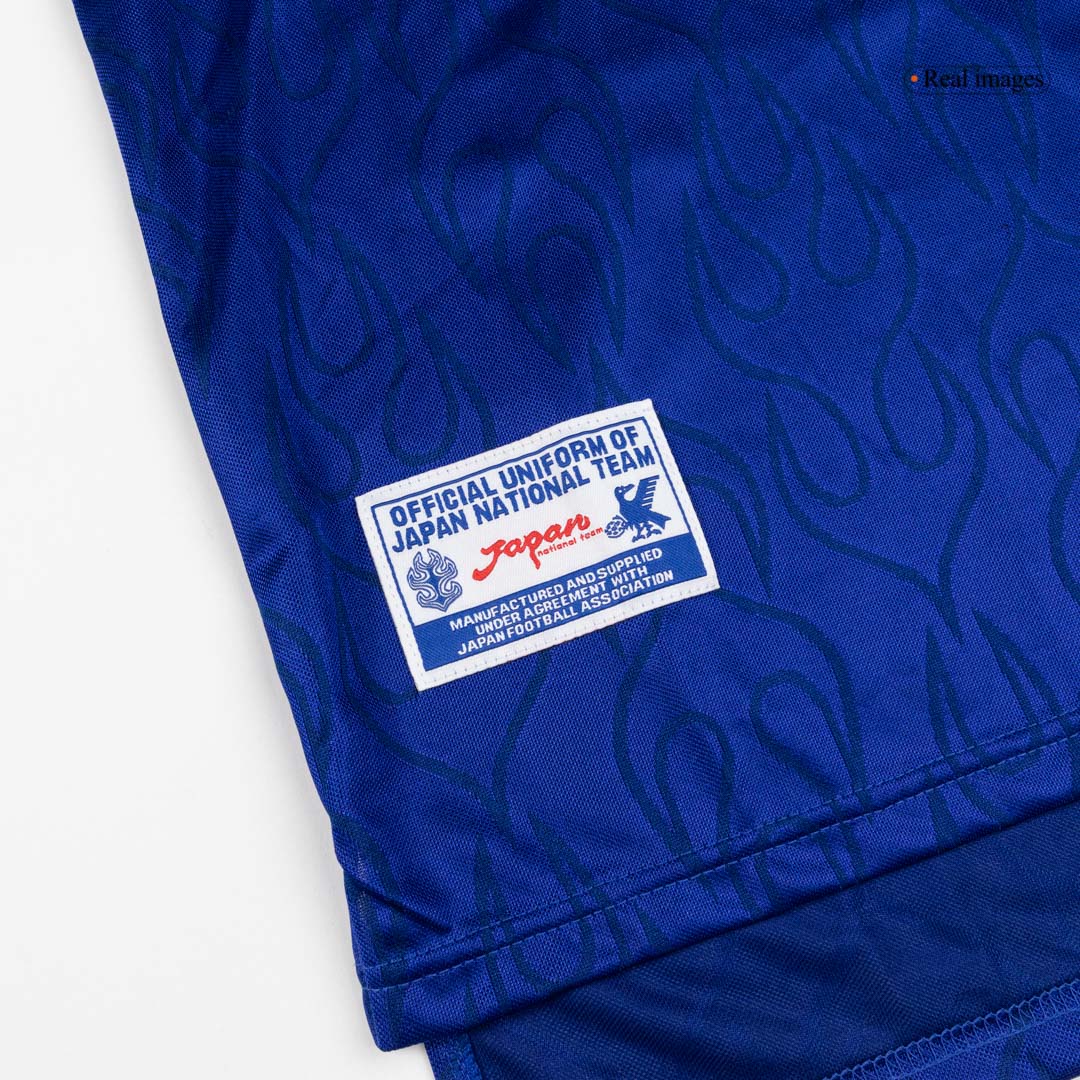 Retro 1998 Mens Japan World Cup Home Long Sleeve Jersey