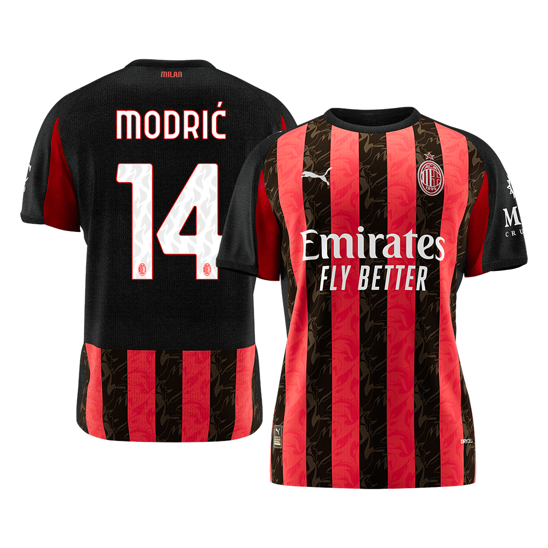 MODRIĆ #14 Mens AC Milan Home Jersey 2025/26 [PREMIUM]