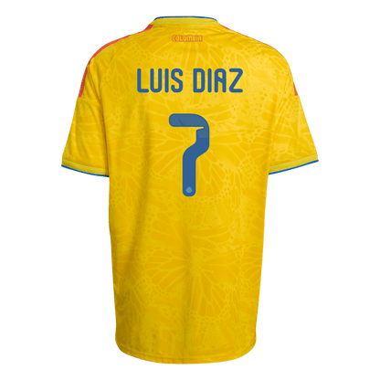 LUIS DíAZ #7 Mens Colombia World Cup Home Jersey 2026