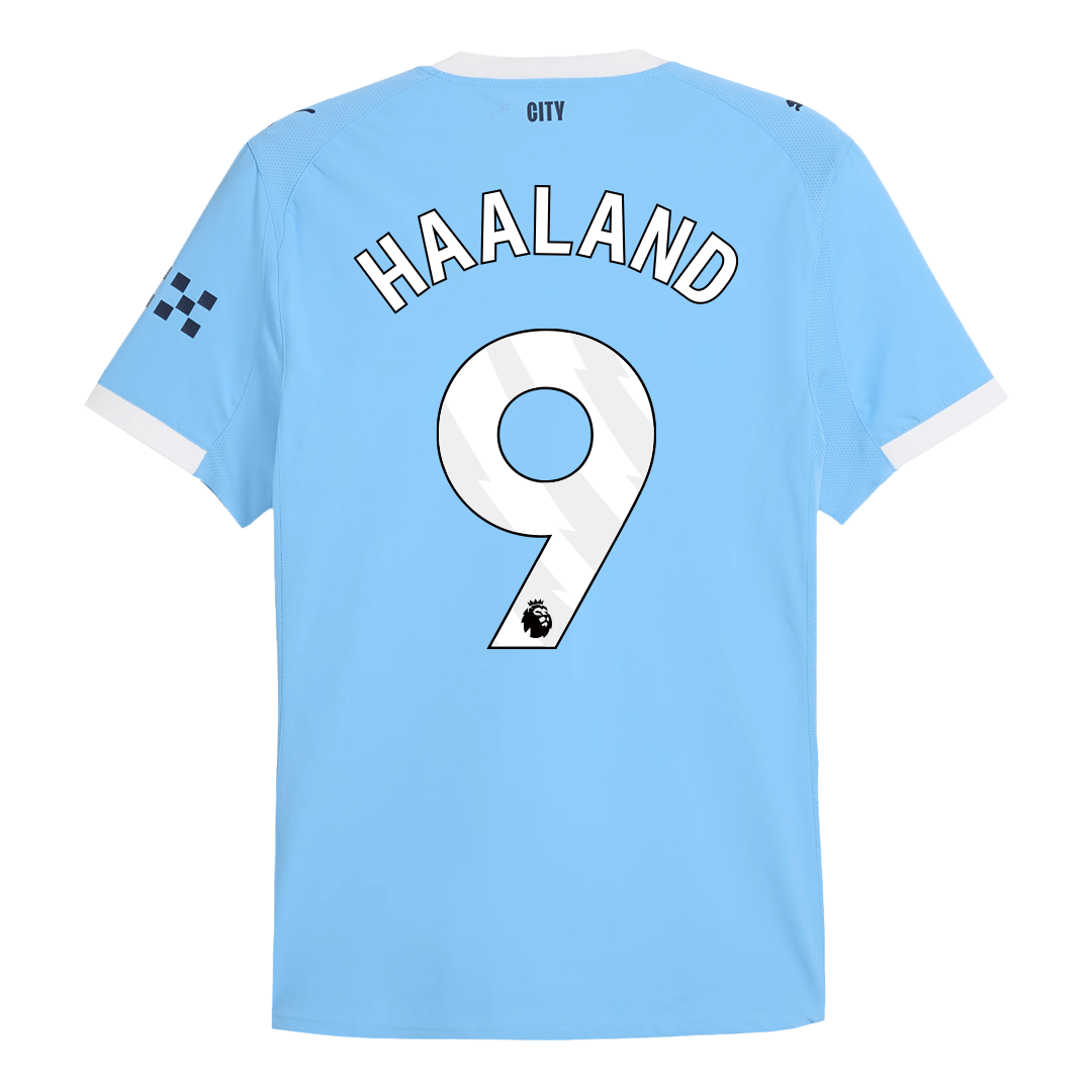 HAALAND #9 Mens Manchester City Home Jersey 2025/26 - Player Version (Slim Fit)