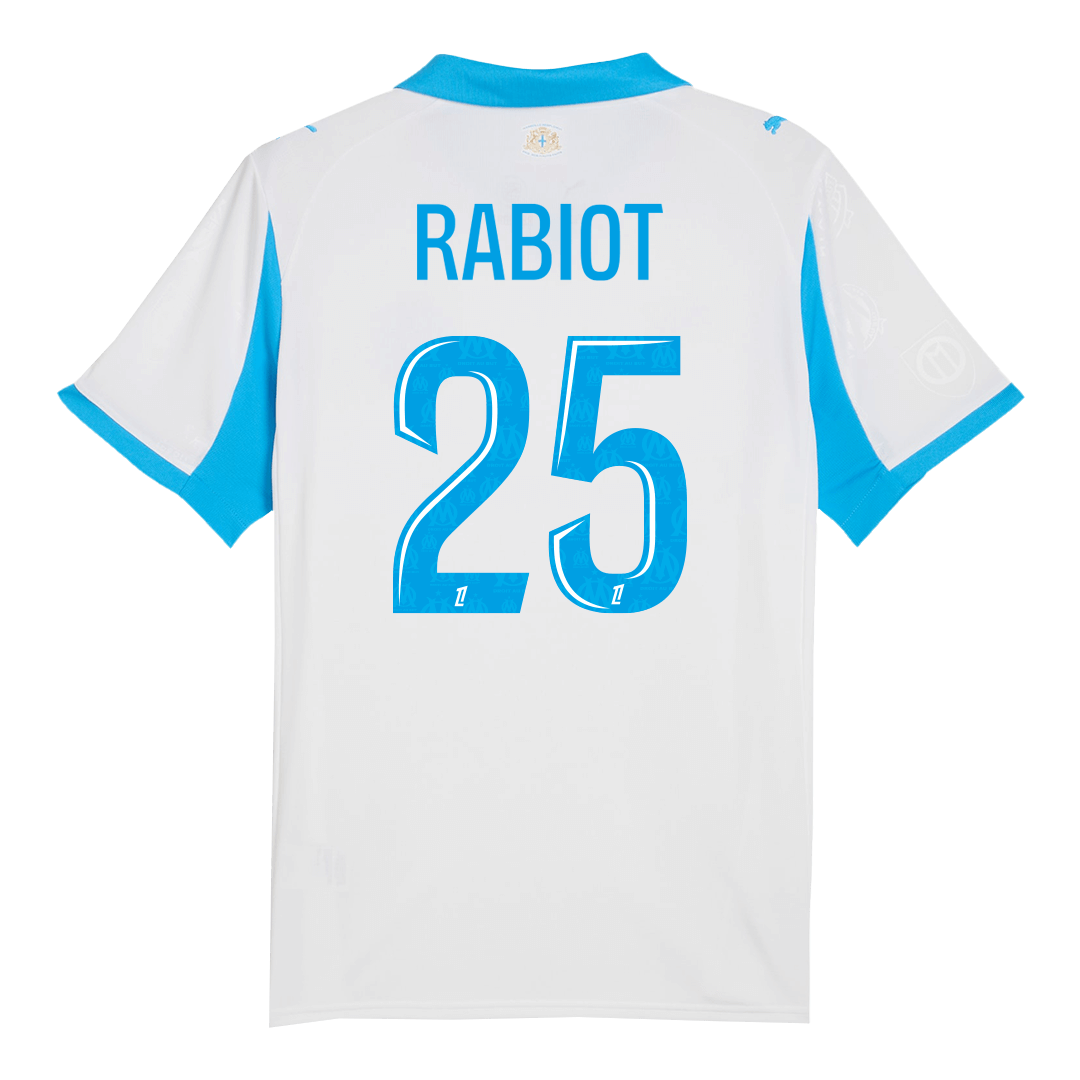 RABIOT #25 Mens Marseille Home Jersey 2025/26