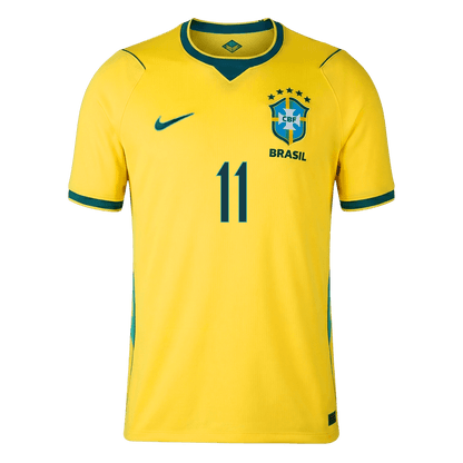 RAPHINHA #11 Mens Brazil World Cup Home Jersey 2026