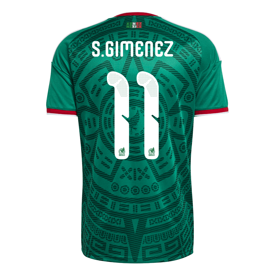 S.GIMENEZ #11 Mens Mexico World Cup Home Jersey 2026