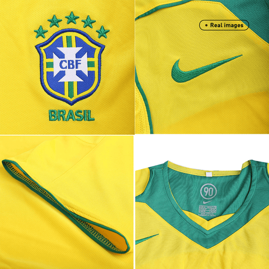 Retro 2004 Mens Brazil Home Jersey