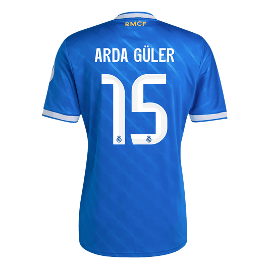 ARDA GÜLER #15 Mens Real Madrid Third Jersey 2025/26