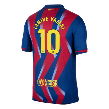 LAMINE YAMAL #10 Mens Barcelona Fourth Jersey 2025/26