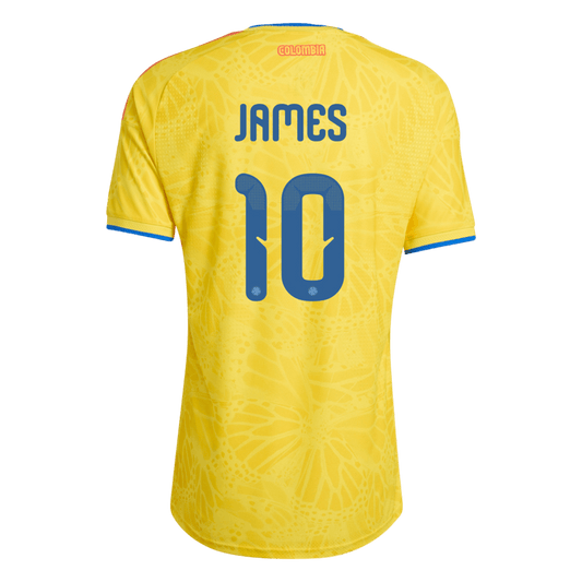 JAMES #10 Mens Colombia World Cup Home Jersey 2026 - Player Version (Slim Fit)