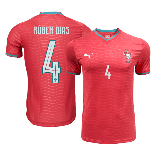RÚBEN DIAS #4 Mens Portugal World Cup Home Jersey 2026 - Player Version (Slim Fit)