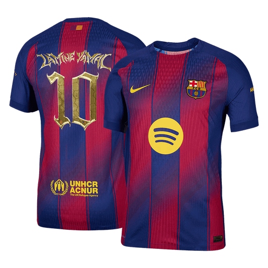 LAMINE YAMAL #10 Mens Barcelona Home Jersey 2025/26 - Player Version (Slim Fit)