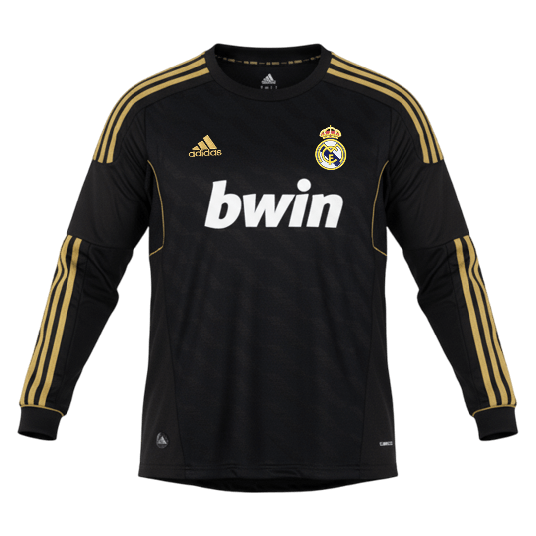 Retro 2011/12 Mens Real Madrid Away Long Sleeve Jersey