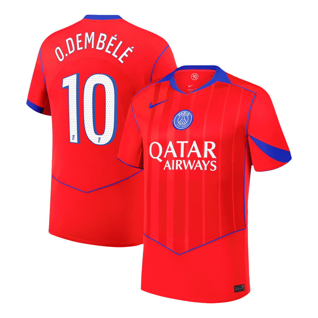 O.DEMBÉLÉ #10 Mens PSG Third Jersey 2025/26