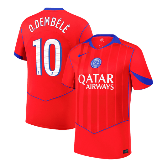 O.DEMBÉLÉ #10 Mens PSG Third Jersey 2025/26