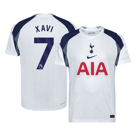 XAVI #7 Mens Tottenham Hotspur Home Jersey 2025/26 - Player Version (Slim Fit)