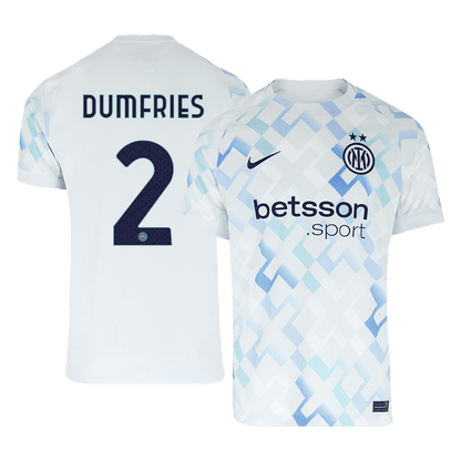 DUMFRIES #2 Mens Inter Milan Away Jersey 2025/26