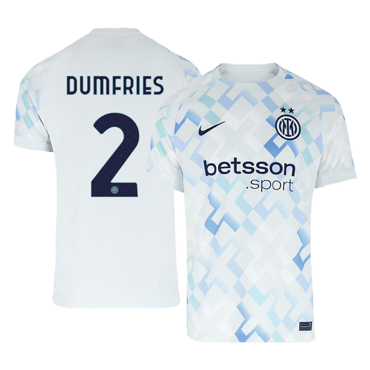 DUMFRIES #2 Mens Inter Milan Away Jersey 2025/26