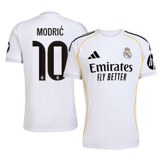 MODRIĆ #10 Mens Real Madrid Home Jersey 2025/26 [PREMIUM]