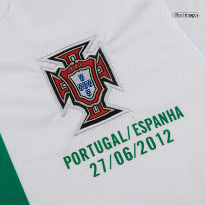 Retro 2012 Mens Portugal Away Long Sleeve Jersey
