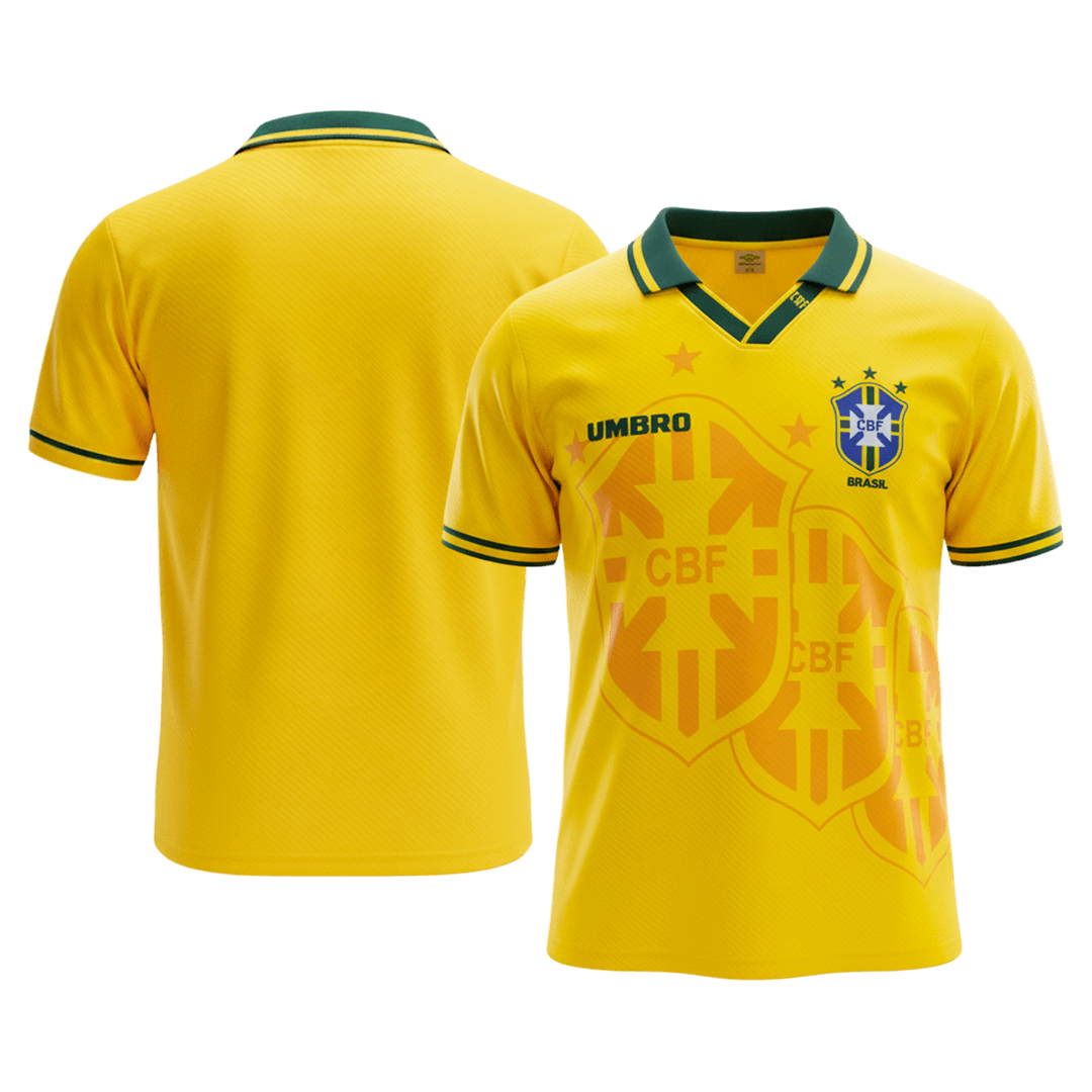 Retro 1994 Mens Brazil Home Jersey