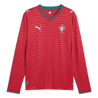 Mens Portugal World Cup Home Long Sleeve Jersey 2026