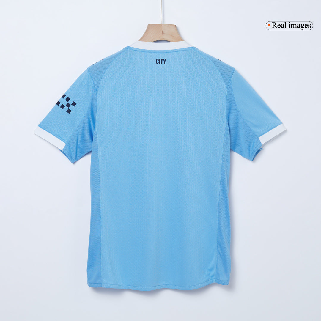 REIJNDERS #4 Mens Manchester City Home Jersey 2025/26 - Player Version (Slim Fit)