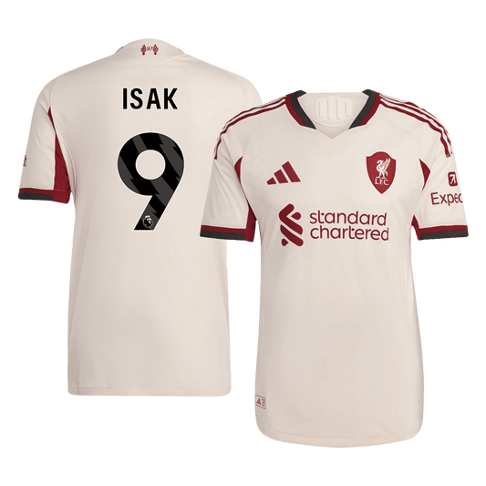 ISAK ##9 Mens Liverpool Away Jersey 2025/26 - Player Version (Slim Fit)