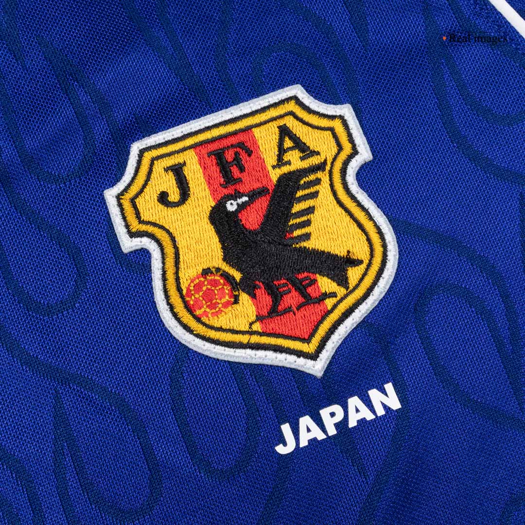 Retro 1998 Mens Japan World Cup Home Long Sleeve Jersey