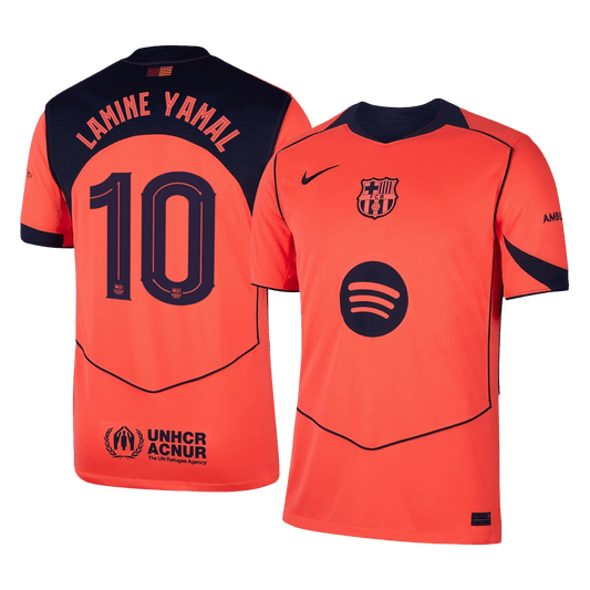LAMINE YAMAL #10 Mens Barcelona Third Jersey 2025/26 - UCL