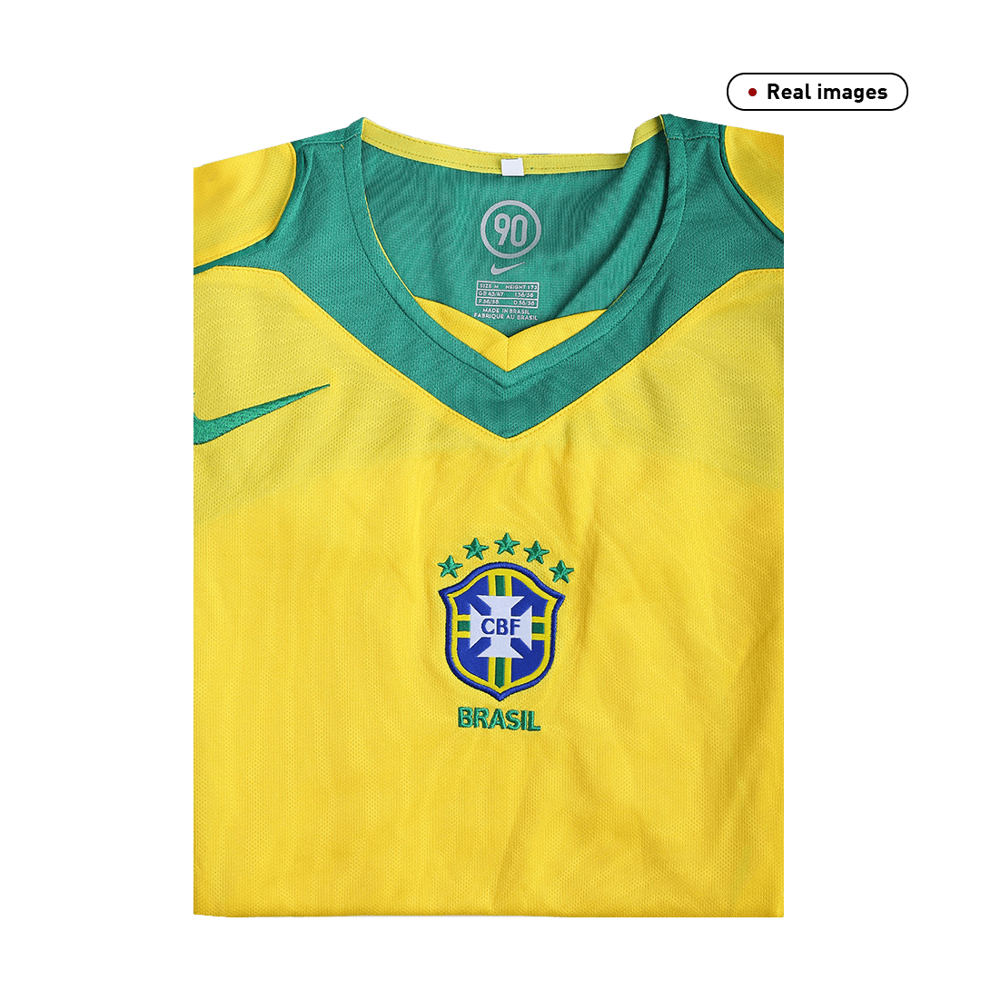 Retro 2004 Mens Brazil Home Jersey