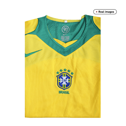 Retro 2004 Mens Brazil Home Jersey