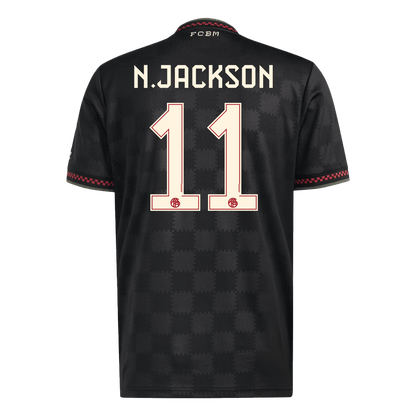 N.JACKSON #11 Mens Bayern Munich Third Jersey 2025/26