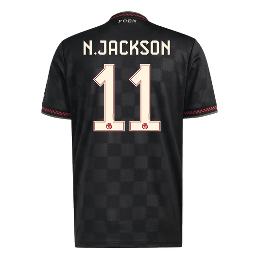 N.JACKSON #11 Mens Bayern Munich Third Jersey 2025/26