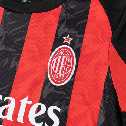 Kids AC Milan Home Kit 2025/26