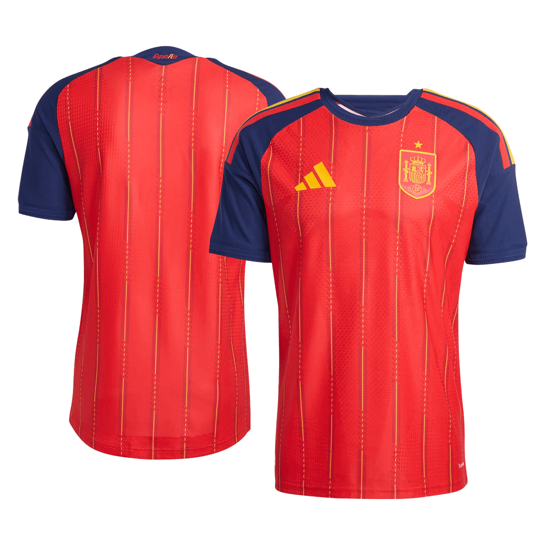 Mens Spain World Cup Home Jersey 2026 - Player Version (Slim Fit)