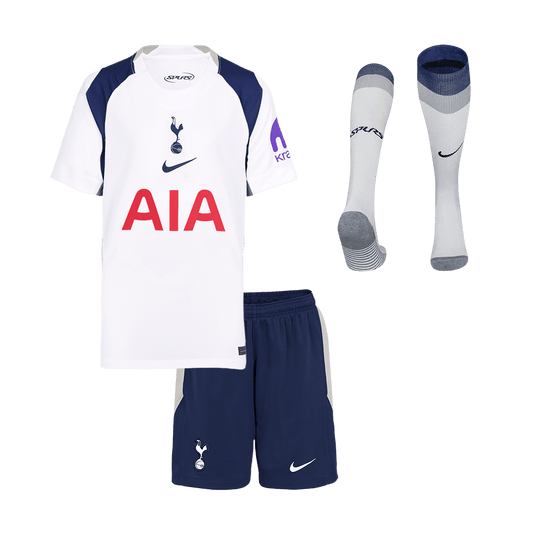Kids Tottenham Hotspur Home Full Kit 2025/26