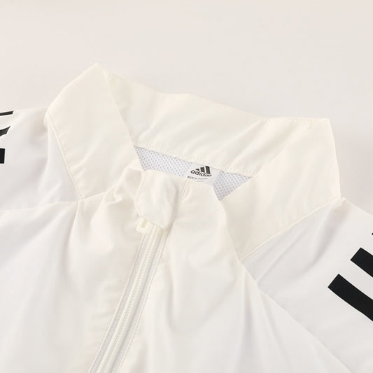 2025/26 Manchester United White Windbreaker Jacket