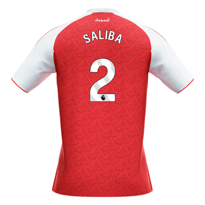 SALIBA #2 Mens Arsenal Home Jersey 2025/26 [PREMIUM]