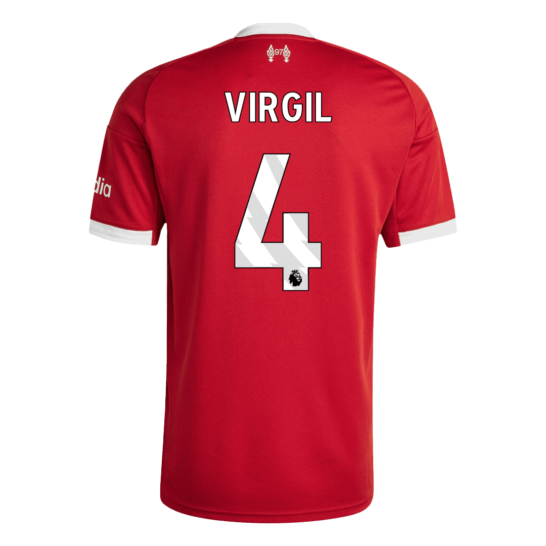 VIRGIL #4 Mens Liverpool Home Jersey 2025/26