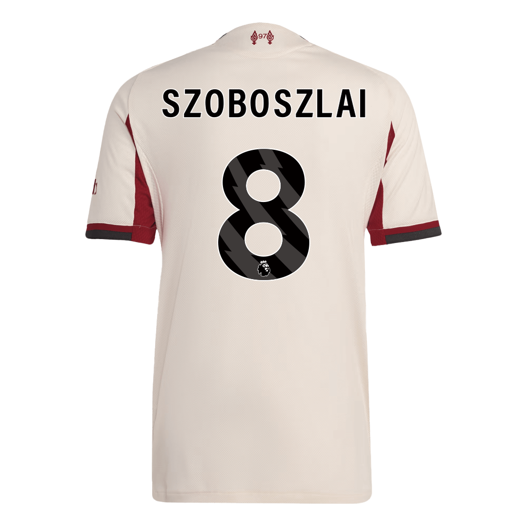 SZOBOSZLAI #8 Mens Liverpool Away Jersey 2025/26 - Player Version (Slim Fit)