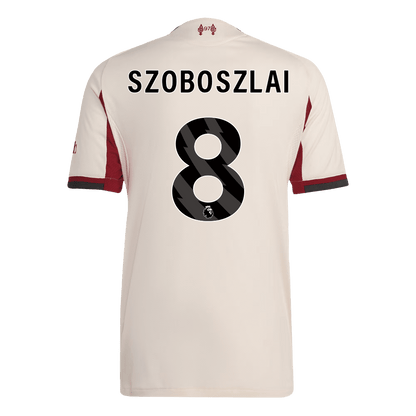 SZOBOSZLAI #8 Mens Liverpool Away Jersey 2025/26 - Player Version (Slim Fit)