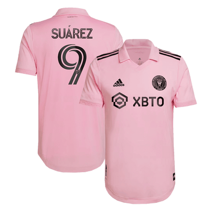 SUÁREZ #9 Mens Inter Miami CF Home Jersey 2022 - Player Version (Slim Fit)